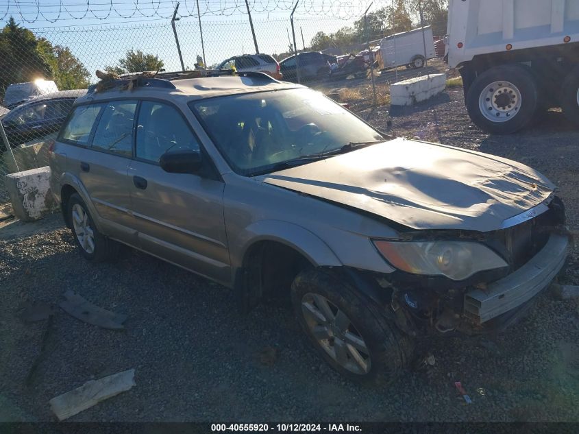 2008 Subaru Outback VIN: 4S4BP61C487341299 Lot: 40555920