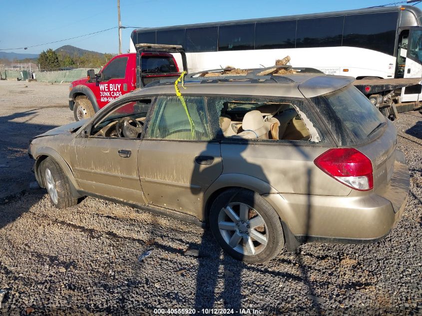 2008 Subaru Outback VIN: 4S4BP61C487341299 Lot: 40555920