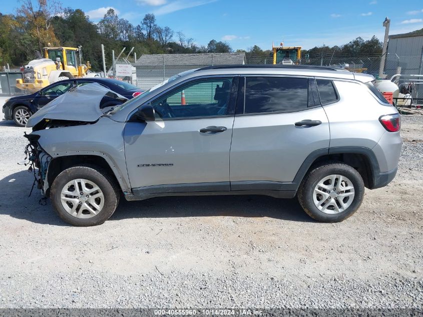 2021 Jeep Compass Sport 4X4 VIN: 3C4NJDAB1MT580331 Lot: 40555960