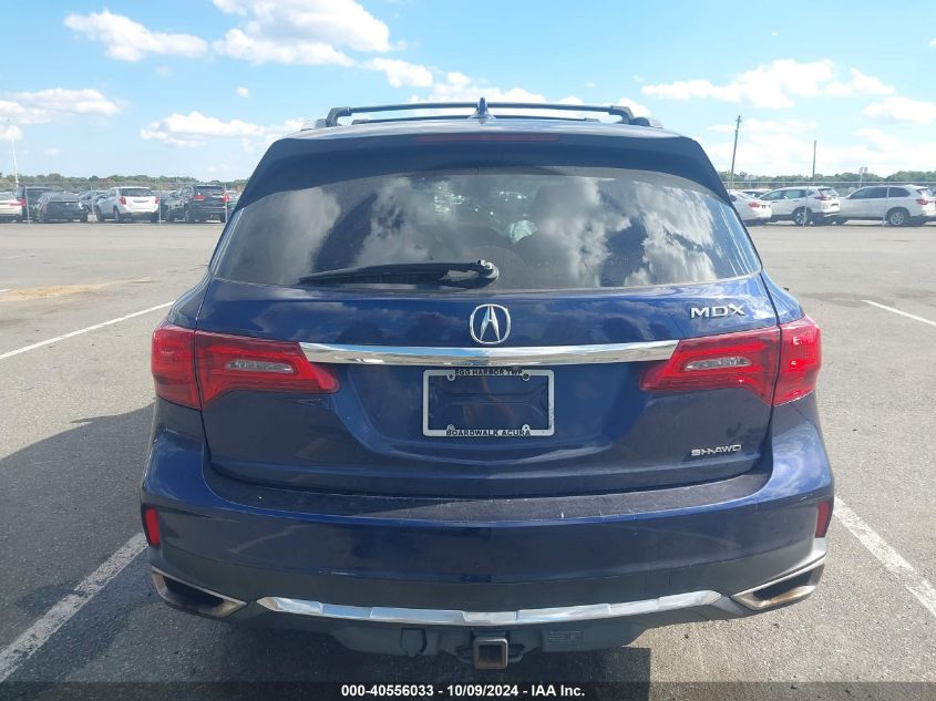 2017 Acura Mdx Technology VIN: 5J8YD4H79HL007119 Lot: 40556033