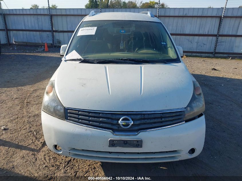 2009 Nissan Quest 3.5 S VIN: 5N1BV28U29N105597 Lot: 40556042