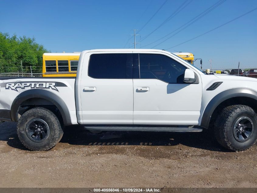 2018 Ford F-150 Raptor VIN: 1FTFW1RG2JFD38836 Lot: 40556046