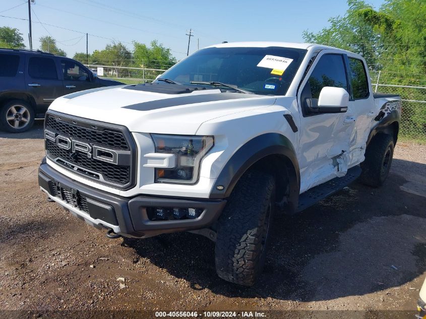 2018 Ford F-150 Raptor VIN: 1FTFW1RG2JFD38836 Lot: 40556046