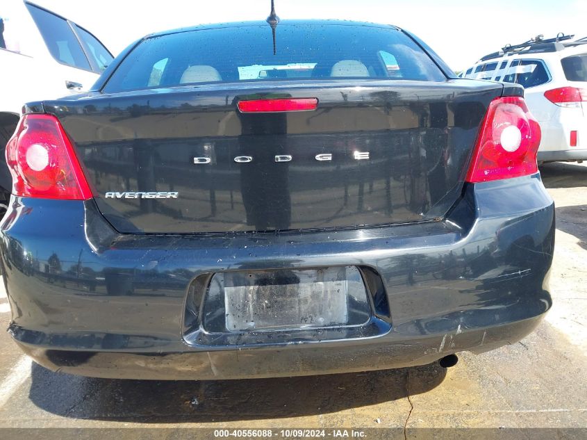 2012 Dodge Avenger Se VIN: 1C3CDZAB5CN243658 Lot: 40556088