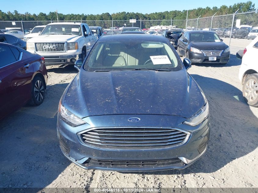 2019 Ford Fusion Sel VIN: 3FA6P0CD1KR193367 Lot: 40556118