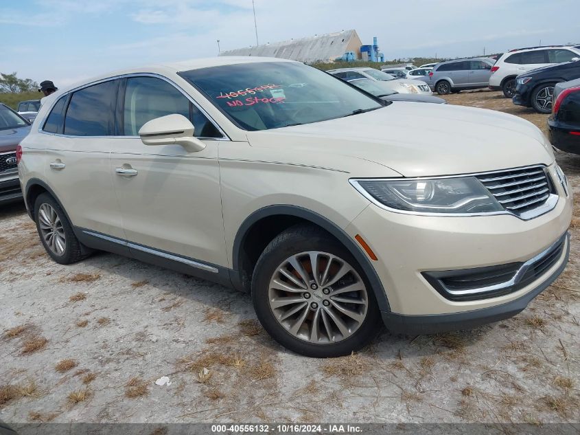 2016 Lincoln Mkx Select VIN: 2LMTJ6KR7GBL78947 Lot: 40556132