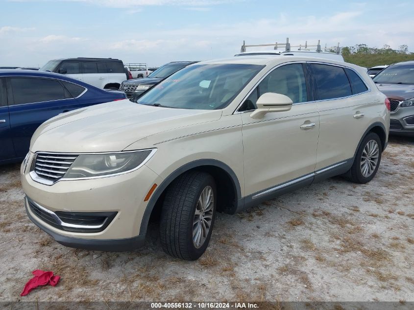 2016 Lincoln Mkx Select VIN: 2LMTJ6KR7GBL78947 Lot: 40556132