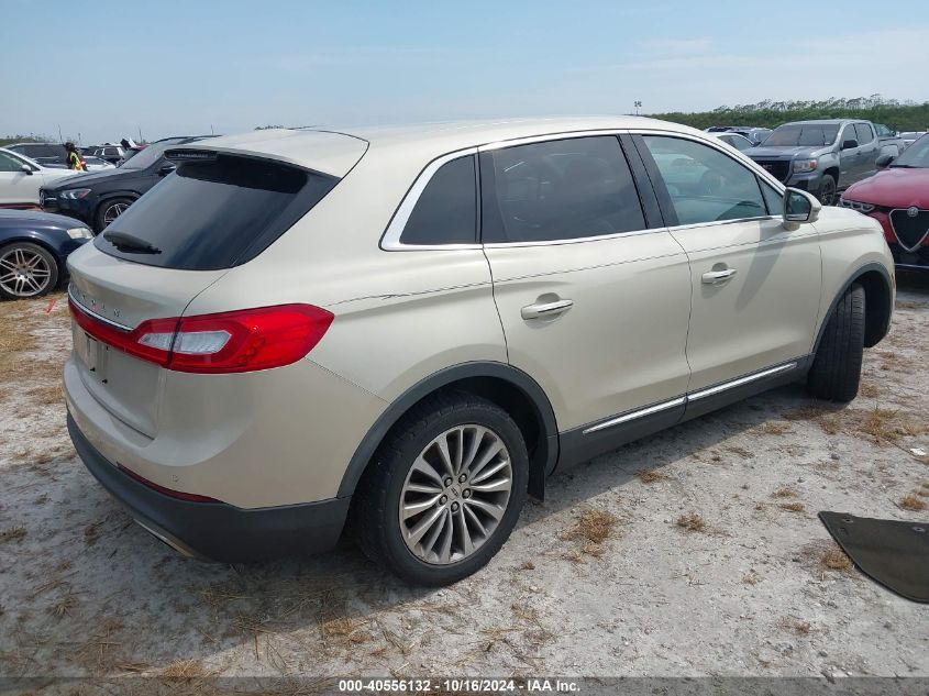 2016 Lincoln Mkx Select VIN: 2LMTJ6KR7GBL78947 Lot: 40556132