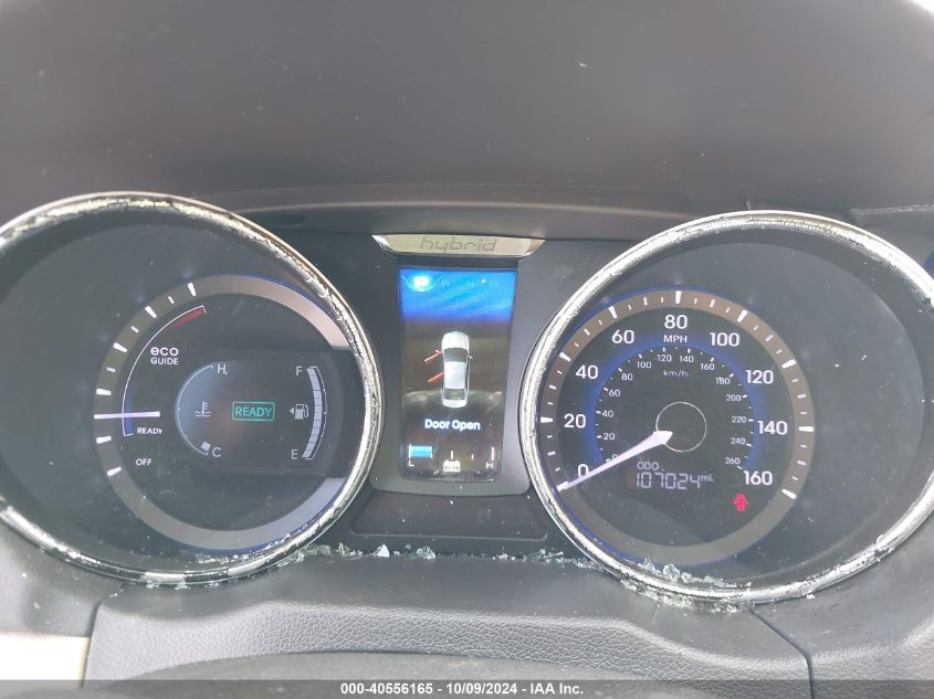 KMHEC4A46DA073861 2013 Hyundai Sonata Hybrid