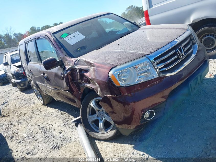 VIN 5FNYF4H53DB078224 2013 Honda Pilot, Ex-L no.1