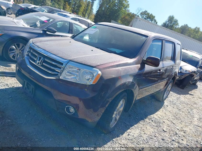 VIN 5FNYF4H53DB078224 2013 Honda Pilot, Ex-L no.2