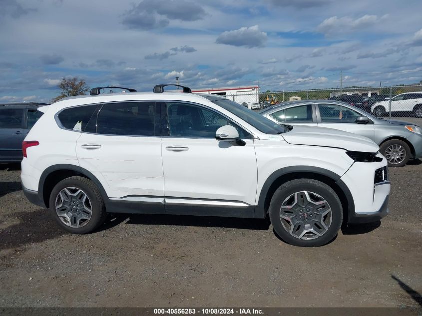 2022 Hyundai Santa Fe Hybrid Sel Premium VIN: KM8S3DA11NU039593 Lot: 40556283