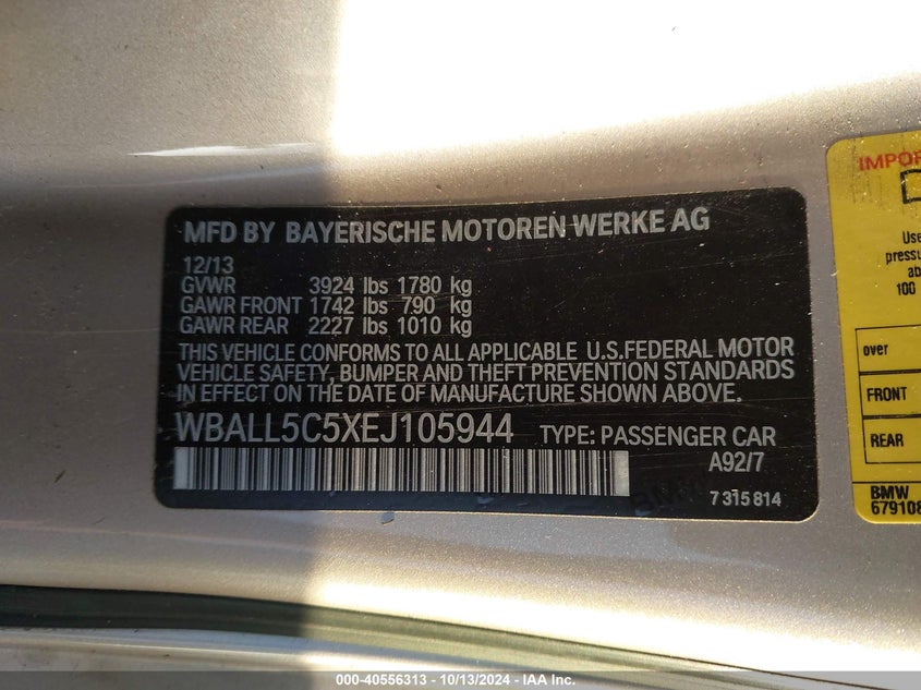 2014 BMW Z4 SDRIVE28I - WBALL5C5XEJ105944