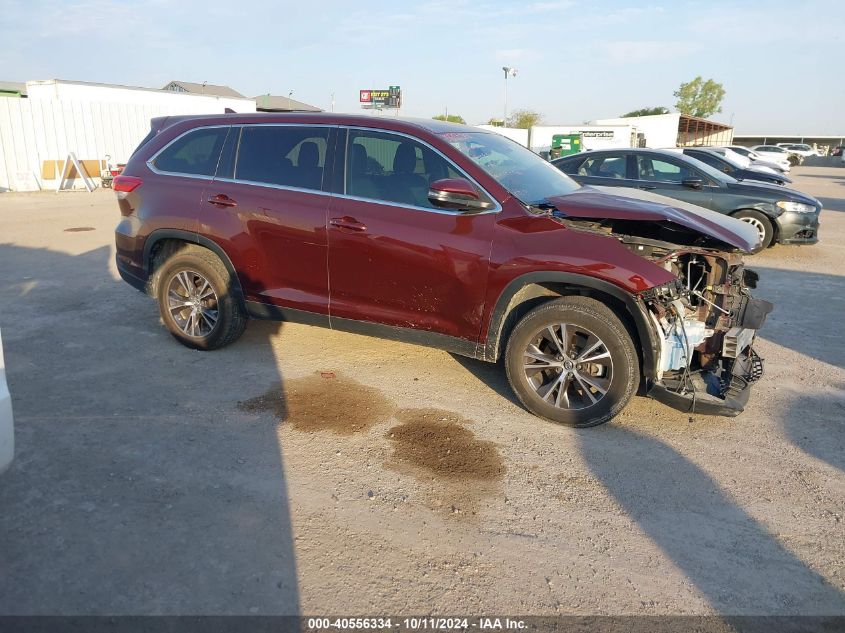 5TDZZRFH8KS337790 2019 Toyota Highlander Le/Le Plus