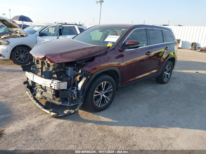 5TDZZRFH8KS337790 2019 Toyota Highlander Le/Le Plus