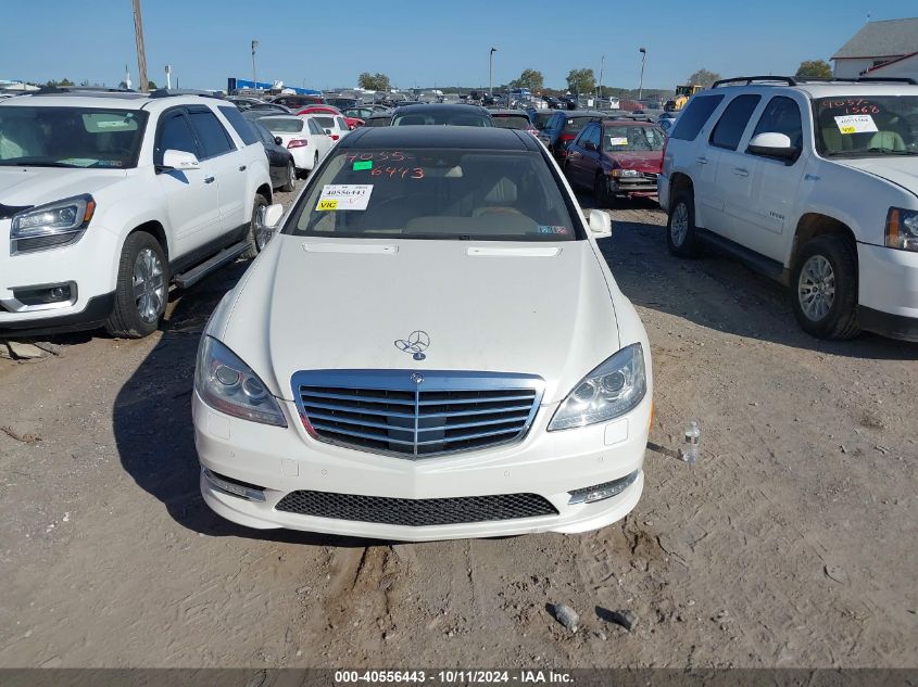 2012 Mercedes-Benz S 550 4Matic VIN: WDDNG9EB7CA438860 Lot: 40556443