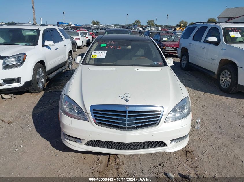 2012 Mercedes-Benz S 550 4Matic VIN: WDDNG9EB7CA438860 Lot: 40556443