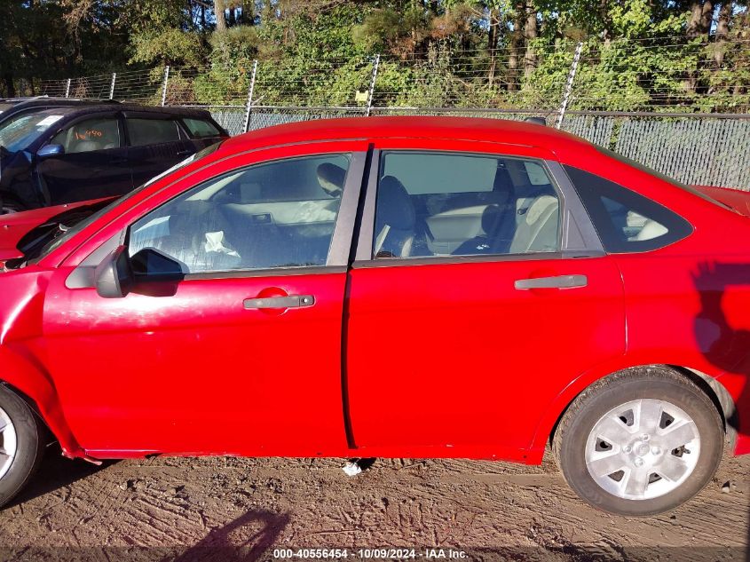 2008 Ford Focus S VIN: 1FAHP34N68W210722 Lot: 40556454