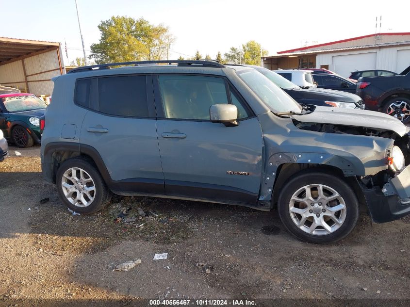 2018 Jeep Renegade Latitude Fwd VIN: ZACCJABBXJPJ59437 Lot: 40556467