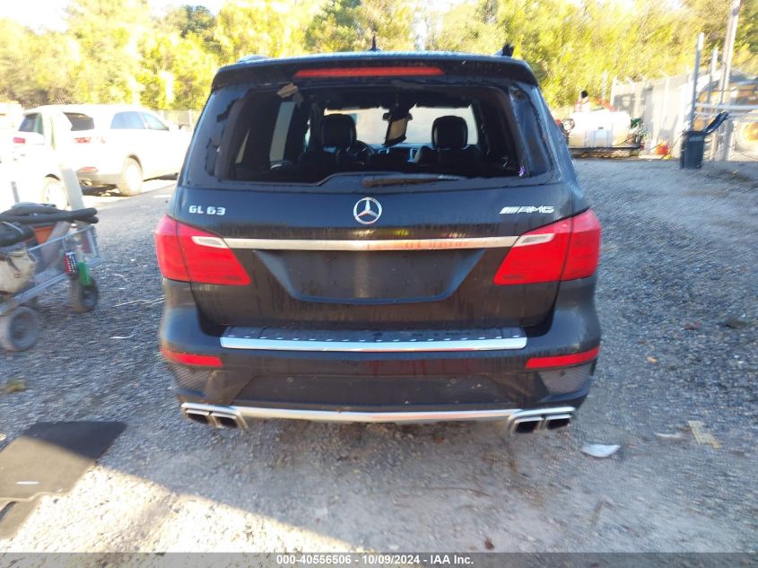 2015 Mercedes-Benz Gl 63 Amg 4Matic VIN: 4JGDF7EE2FA499489 Lot: 40556506