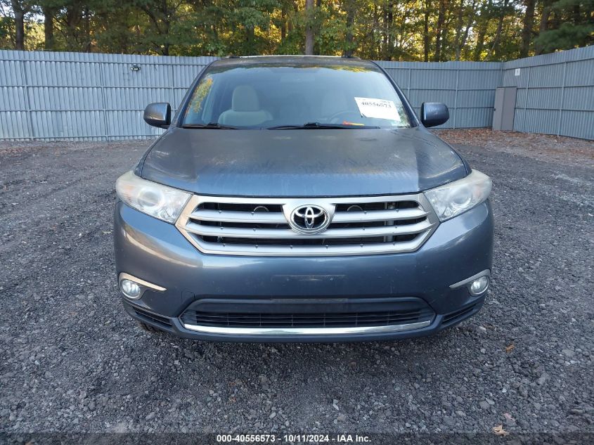 2012 Toyota Highlander Base V6 VIN: 5TDBK3EH5CS125743 Lot: 40556573