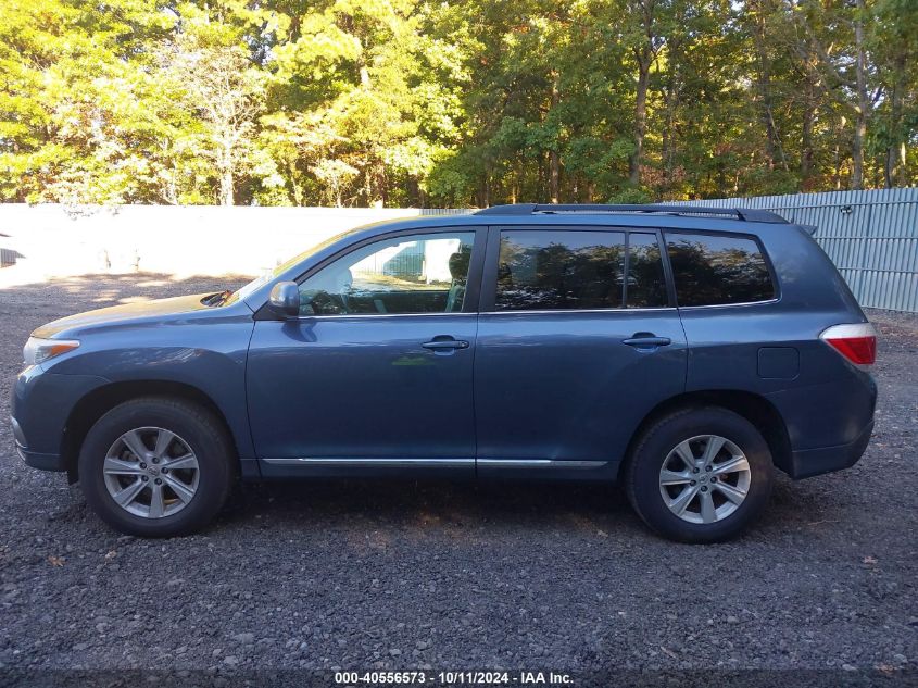 2012 Toyota Highlander Base V6 VIN: 5TDBK3EH5CS125743 Lot: 40556573