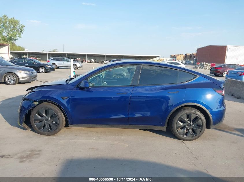 2024 Tesla Model Y Long Range Dual Motor All-Wheel Drive VIN: 7SAYGDEE5RA302893 Lot: 40556598