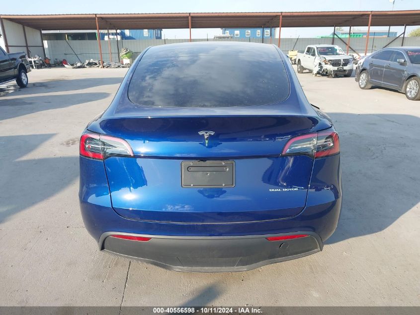 2024 Tesla Model Y Long Range Dual Motor All-Wheel Drive VIN: 7SAYGDEE5RA302893 Lot: 40556598