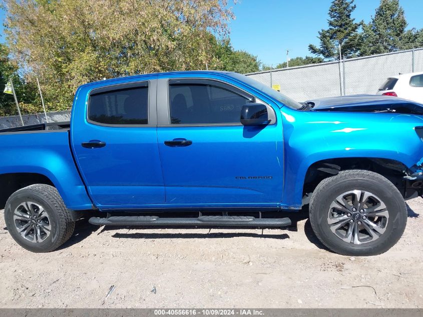 2021 Chevrolet Colorado 4Wd Short Box Z71 VIN: 1GCGTDEN3M1218659 Lot: 40556616