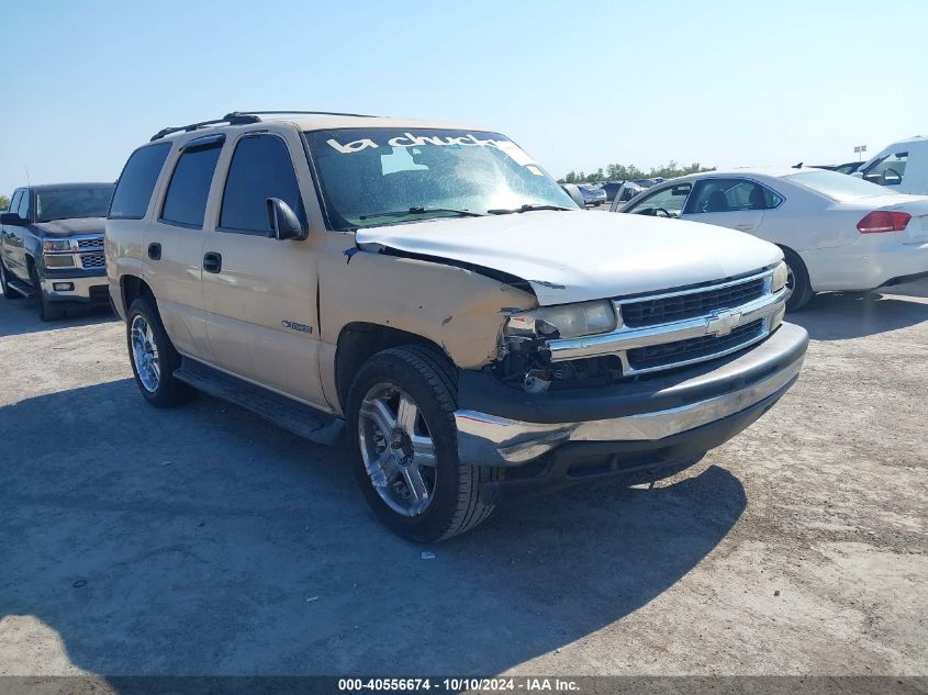 1GNEC13V02J289489 2002 Chevrolet Tahoe Ls