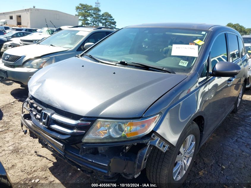 5FNRL5H65EB122737 2014 Honda Odyssey Ex-L