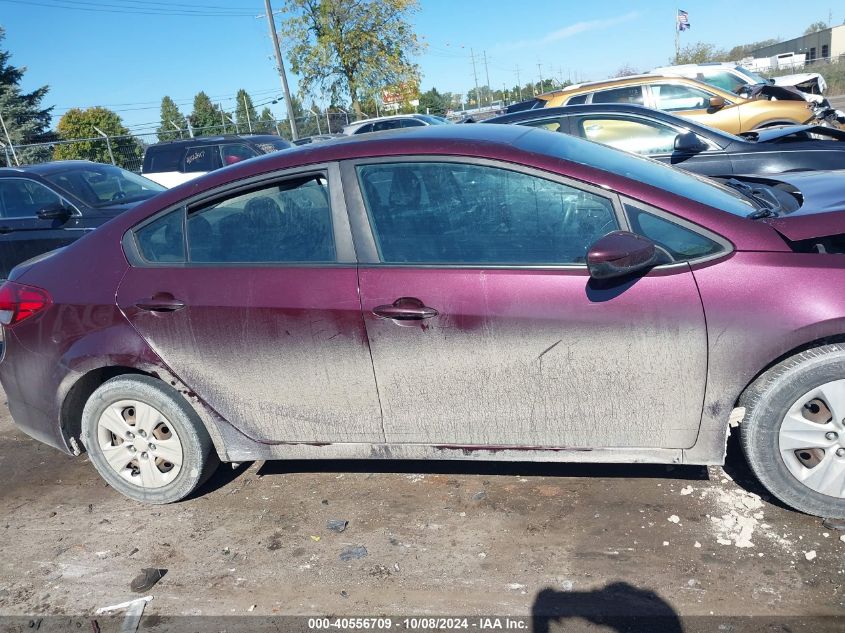 2018 Kia Forte Lx VIN: 3KPFK4A76JE169861 Lot: 40556709