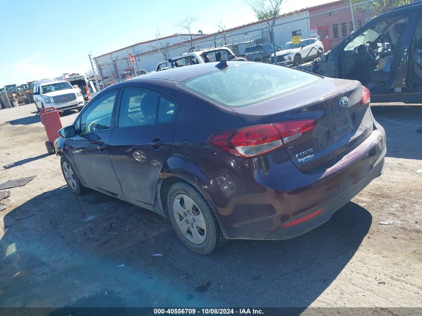 VIN 3KPFK4A76JE169861 2018 KIA FORTE no.3