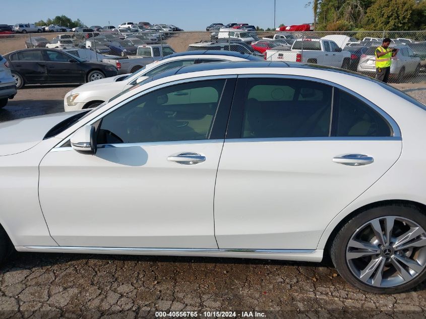 2019 Mercedes-Benz C 300 VIN: WDDWF8DB5KR481936 Lot: 40556765