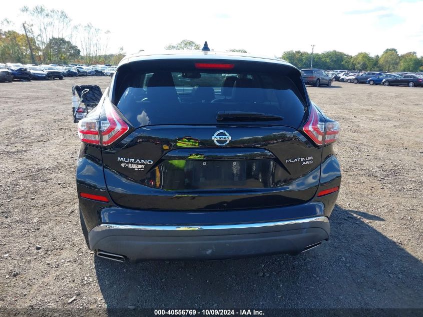 5N1AZ2MH5GN144609 2016 Nissan Murano Platinum