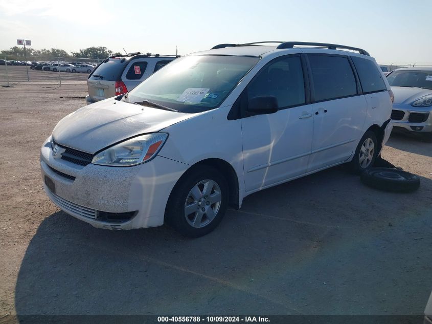 5TDZA23C65S242009 2005 Toyota Sienna Ce/Le