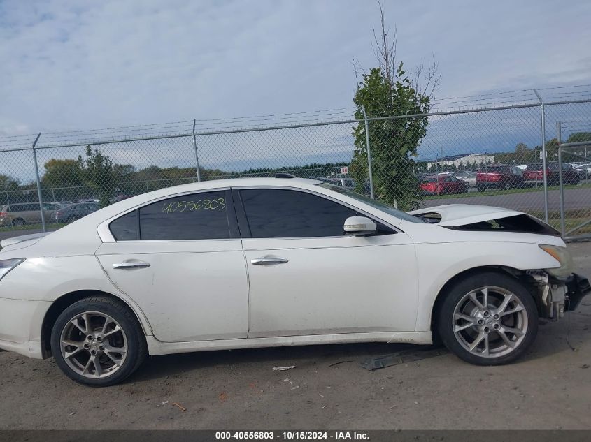 2012 Nissan Maxima 3.5 Sv VIN: 1N4AA5AP2CC801628 Lot: 40556803