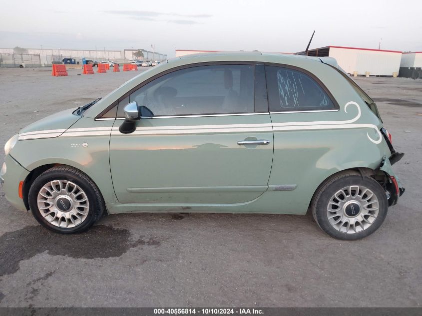 2013 Fiat 500 Lounge VIN: 3C3CFFCR5DT623345 Lot: 40556814