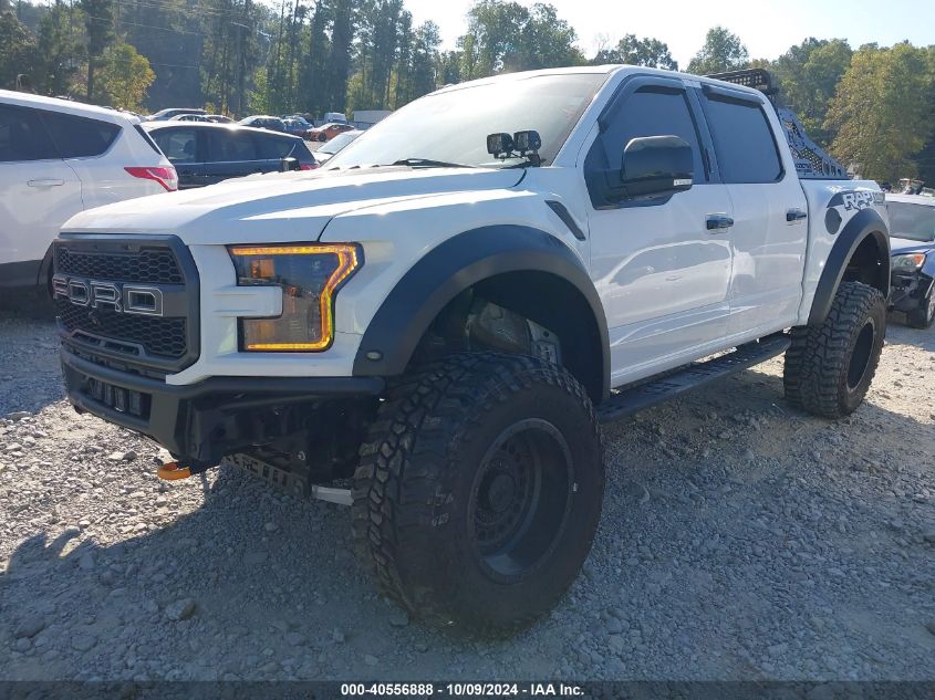 2017 Ford F-150 Raptor VIN: 1FTFW1RG2HFB66088 Lot: 40556888