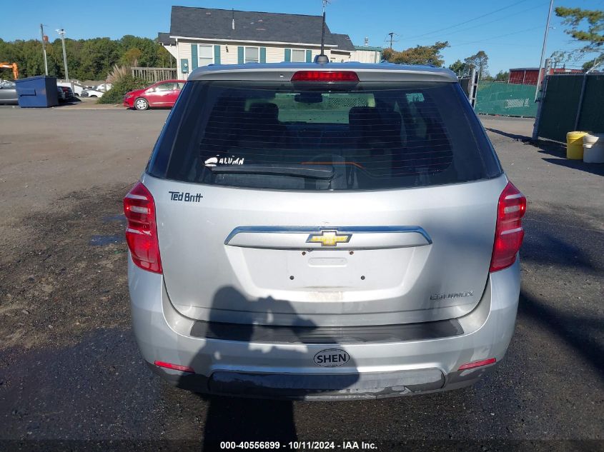 2GNALBEK1G6259722 2016 Chevrolet Equinox Ls