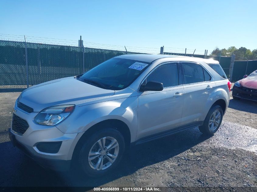 2016 CHEVROLET EQUINOX LS - 2GNALBEK1G6259722