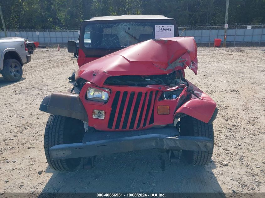 1995 Jeep Wrangler / Yj Se VIN: 1J4FY29S4SP202850 Lot: 40556951