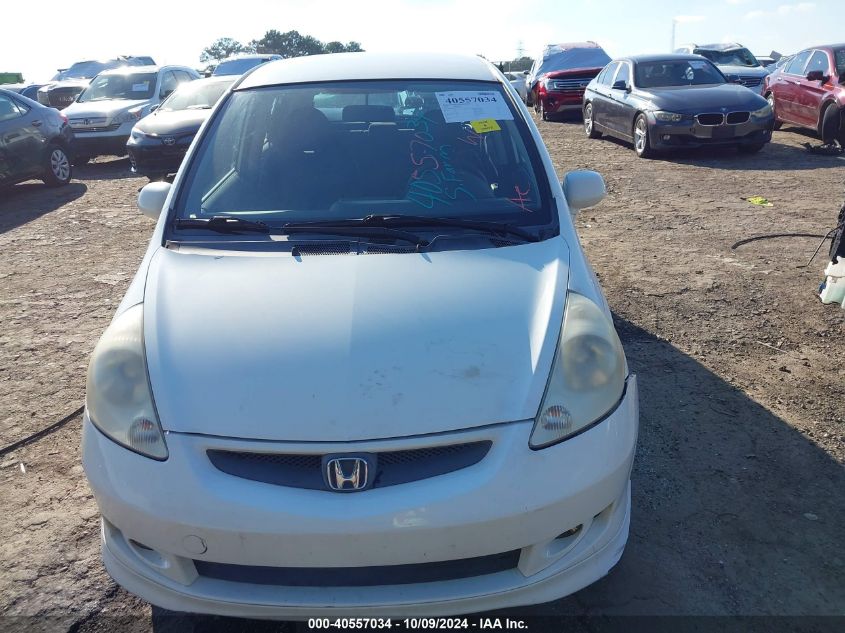 JHMGD38657S048152 2007 Honda Fit Sport