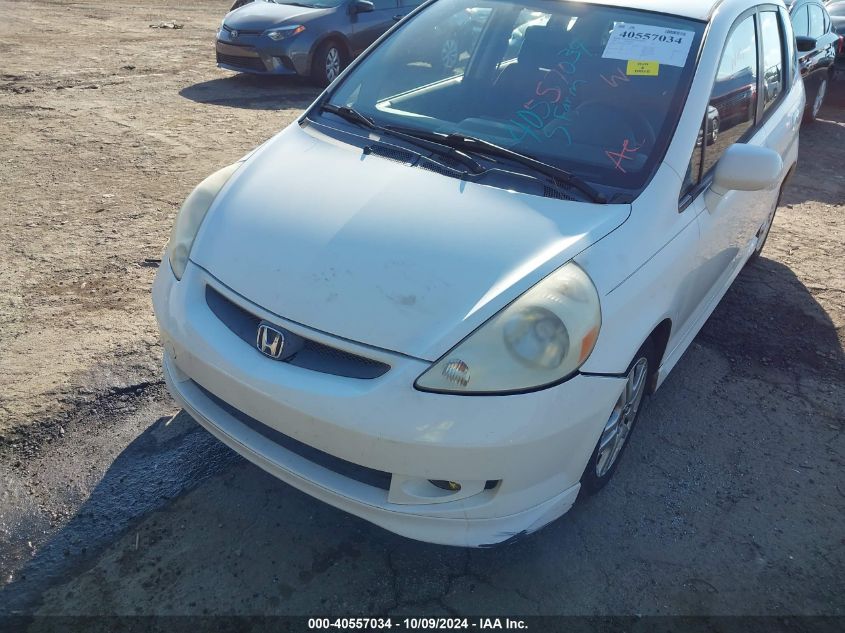 JHMGD38657S048152 2007 Honda Fit Sport