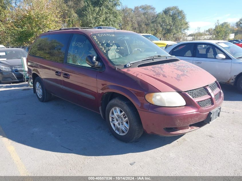 2002 Dodge Grand Caravan Sport VIN: 2B4GP44392R587729 Lot: 40557036