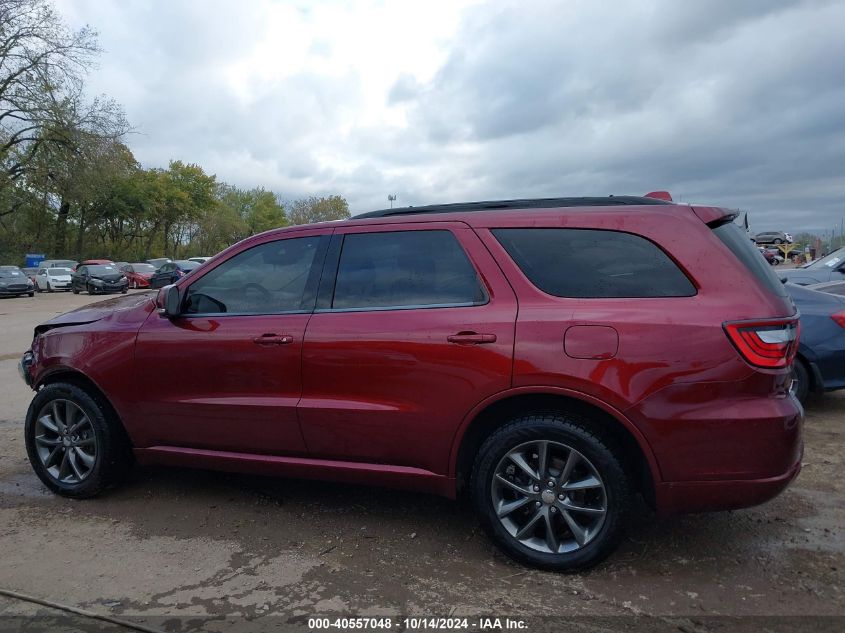 2018 Dodge Durango Gt Awd VIN: 1C4RDJDG3JC305002 Lot: 40557048