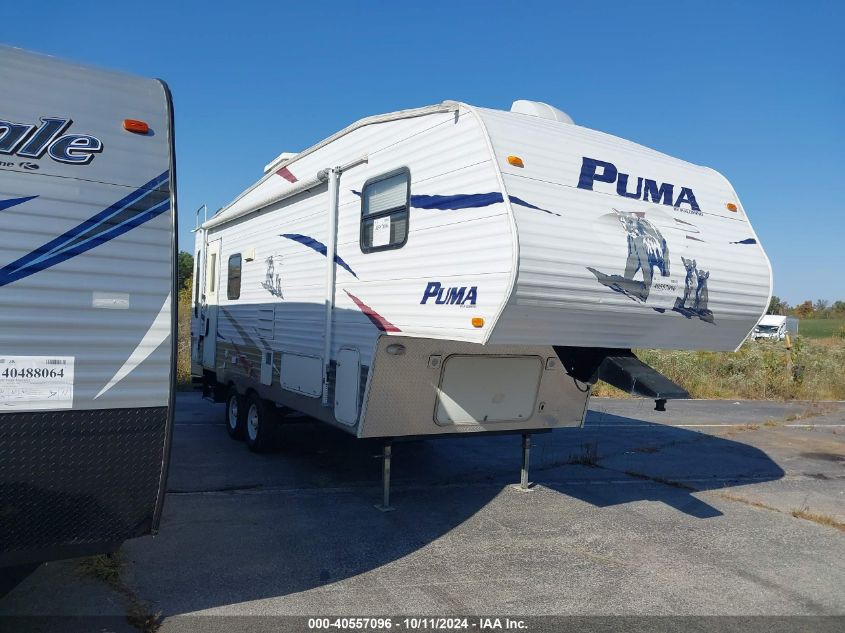 4X4FPVA227P014412 2007 Palomino By Forest R Puma Fifth Wheel Ser