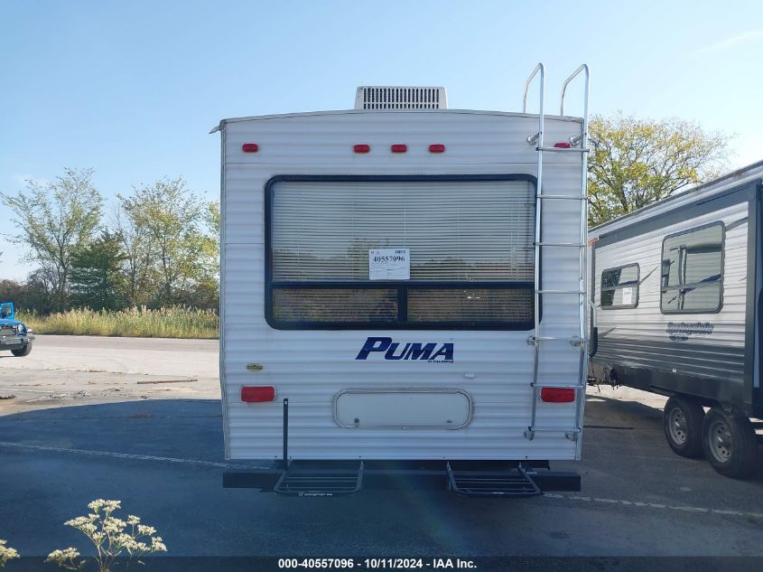 4X4FPVA227P014412 2007 Palomino By Forest R Puma Fifth Wheel Ser