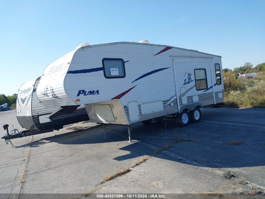 4X4FPVA227P014412 2007 Palomino By Forest R Puma Fifth Wheel Ser