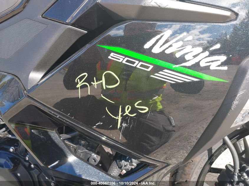 2024 Kawasaki Ex500 H VIN: ML5EXGH16RDA05679 Lot: 40557156